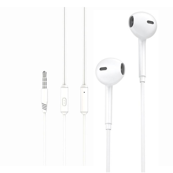 In-Ear Headphones with microphone 3.5mm Contact iPhone, Samsung J