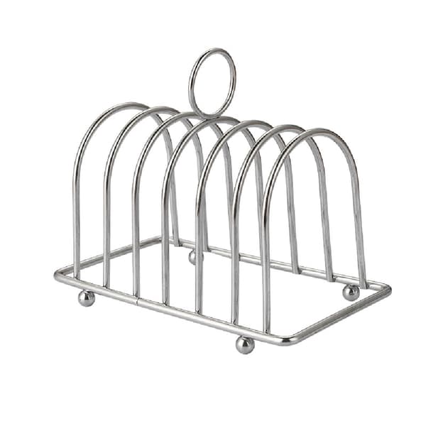 Viktorianskt Toastställ, Stål, Toastställ, Silver