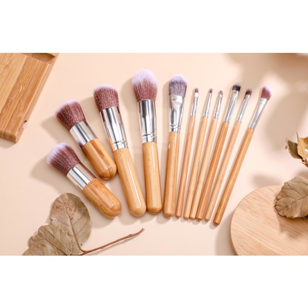 BS09 - BS-MALL 11 stk. eksklusive Make-up / makeup børster af bedste kvalitet 150