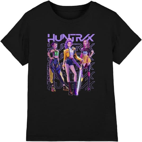 K-Pop Dæmonjægere Grafisk T-shirt i Sort[JUN] 100cm black 100cm