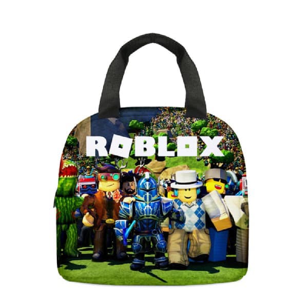 ROBLOX Matsäck Bento Box Isolerad Picknickväska Barnpresent Skola C