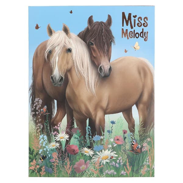 Miss Melody Papirvarer i mappe Heste paper Multicolor