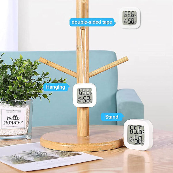 3-pakks Innendørs Termometer Hygrometer Digital Hygrometer Romtermometer for Hjem Høy Nøyaktighet Temperatur Y