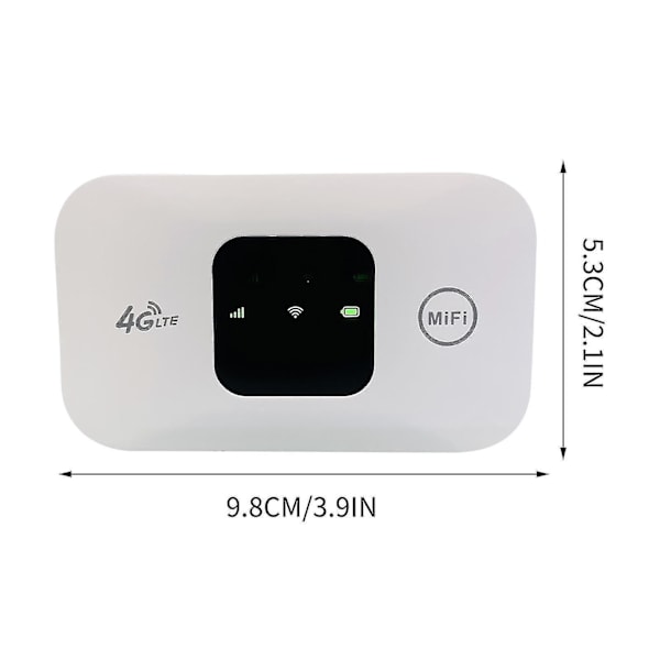 4G mobiili hotspot, nopea langaton internetreititin kannettava tasku wifi, pieni verkkohotspot autoiluun ulkona - täydellinen