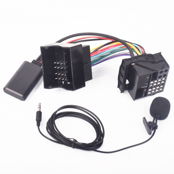Bil Bluetooth 5.0 Aux-kabel Mikrofon Handsfree Mobilsamtal Adapter för Opel Cd30 Mp