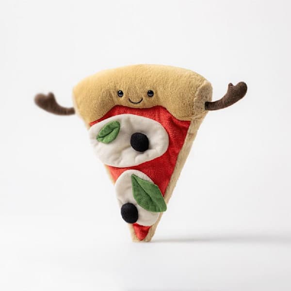 Jellycat Amuseables - Pehmolelu, 25 cm, Pehmolelu, Hauska lahja Pizza 20cm Pizza