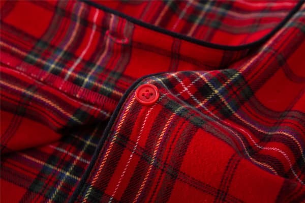 Julepyjamas til par Matchende sæt Familiepyjamas Juleknapternet nattøj mænd Men XXL