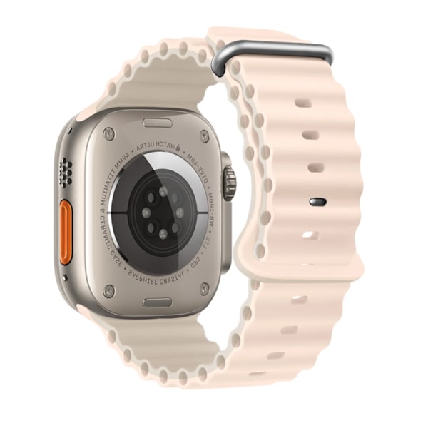 Ocean rem F?r Apple Watch Ultra 2 band 49mm 45mm 44mm 40mm 41mm 42mm 49 mm silikon reim armbånd iWatch serie 9 7 6 3 se 8 rosa Sand-Antique Y pink Sand-Antique 38mm 40mm 41mm