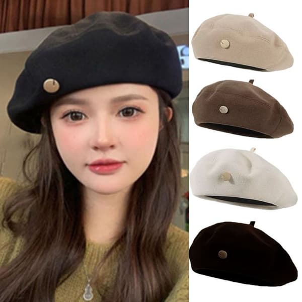 Damebereter Vinterhatter KHAKI 57-65CM Khaki Khaki 55-59cm