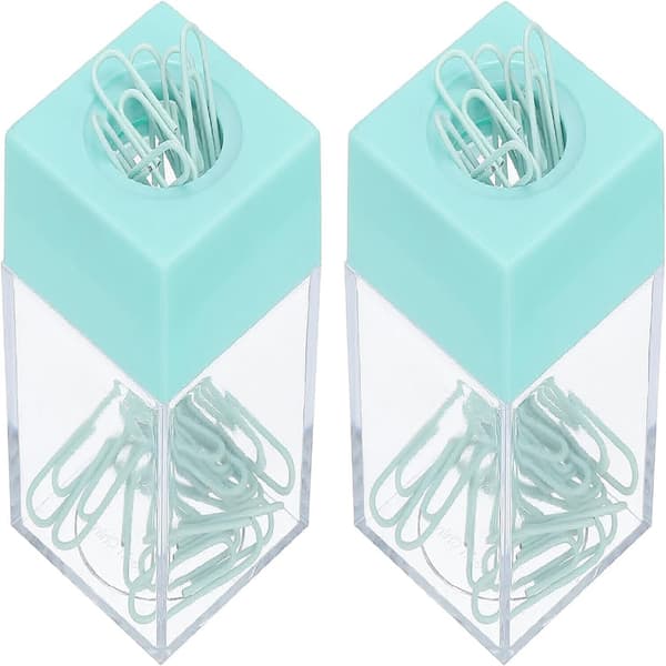 Magnetisk bindersorganisator, 2-pakning, bindersorganisator med stor kapasitet, magnetisk topp, egnet ...