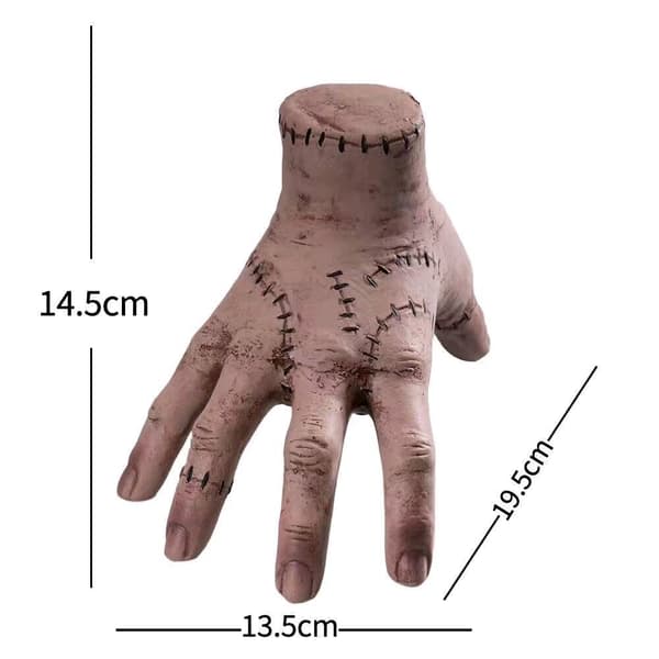 Wednesday Addams Nevermore Academy Cosplay Handsker - Sorte Handsker[JSR] Kun Hånd One Size Only Hand