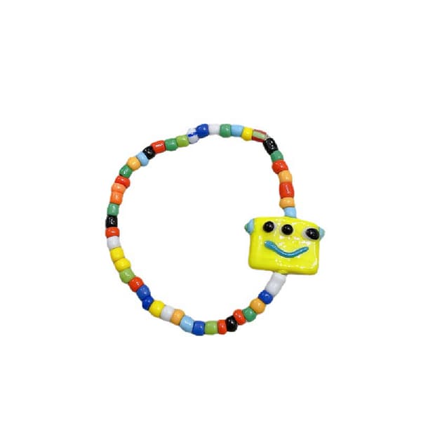 stk sommerfarvede små monsterblomsterarmbånd Indie håndlavede