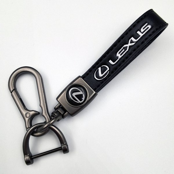 Personlig logotyp metall nyckelring - Herr läder nyckelring Suzuk Suzuk Silver Hardware Suzuki