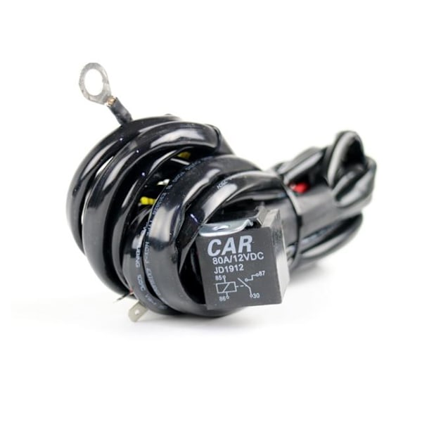 Kabelsett 80A 3x relékabel strømkabel Xenon / LED arbeidslys 295