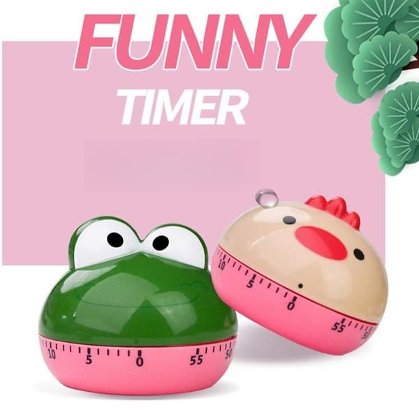 Tegneserie Timer Søt Dyre Mekanisk Timer