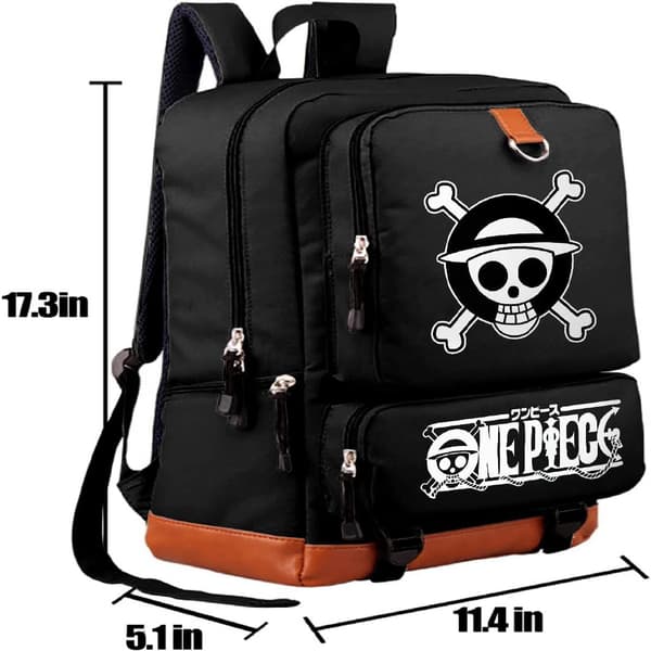 Anime One Piece Monkey D Luffy Lysande Ryggsäck