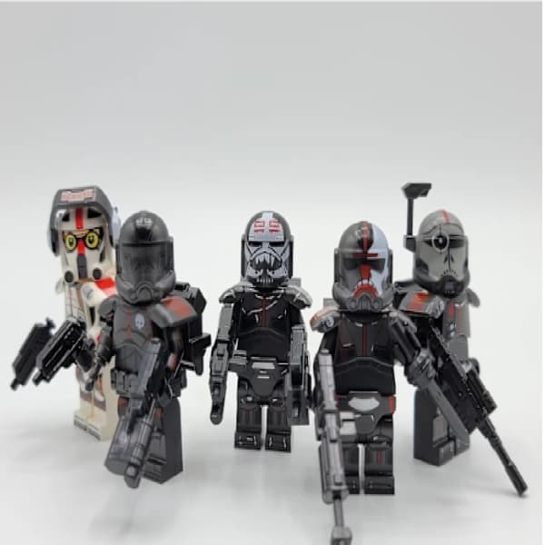 Star Wars Bad Batch Custom Minifigur 5-pak