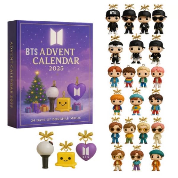 Black Friday BTS Adventskalender - Julklapp Akrylhänge