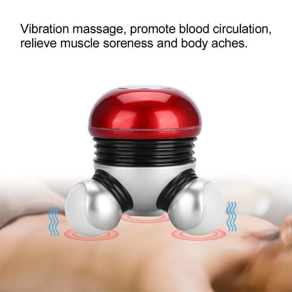 Mini Multifunktionel Cervikal Talje Helkrops Vibrations Akupunktur Massager