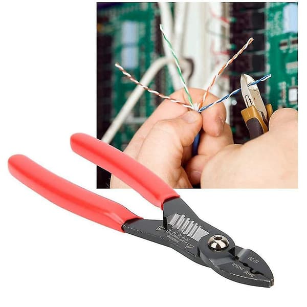 Avisoleringstang, 4-i-1 multifunksjonell 12-20 AWG elektrikertang