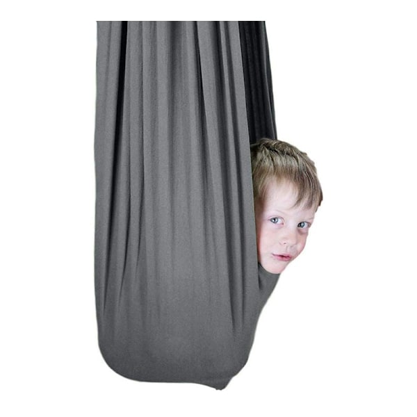 Terapeuttinen sensorinen keinu lapsille ja aikuisille, Sininen j?rvi, 100*280CM Sininen j?rvi sein?kiinnikkeell?