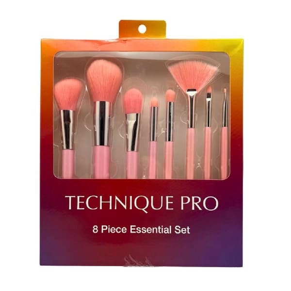 TECHNIQUE PRO ESSENTIAL FACE COLLECTION - 8 MEIKKIPENSELIÄ