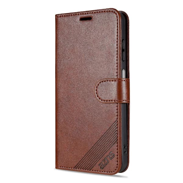 AZNS Sauehudtekstur Flip Case Brow For Samsung Galaxy A16 5G Brown