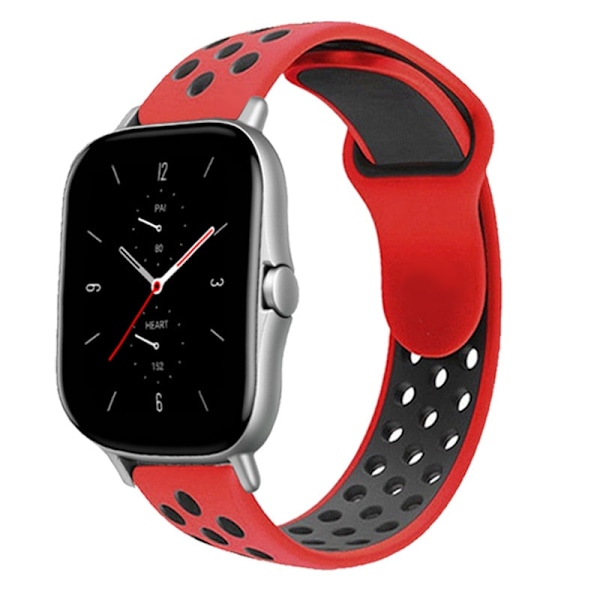 20mm/22mm Silikonarmband för Amazfit GTS/2/2e/GTS2 Mini/GTR 42mm/47mm/GTR2/2e/stratos 2/3 Sportklocka Armband Amazfit bip armband rosa vit pink white 20mm watch band