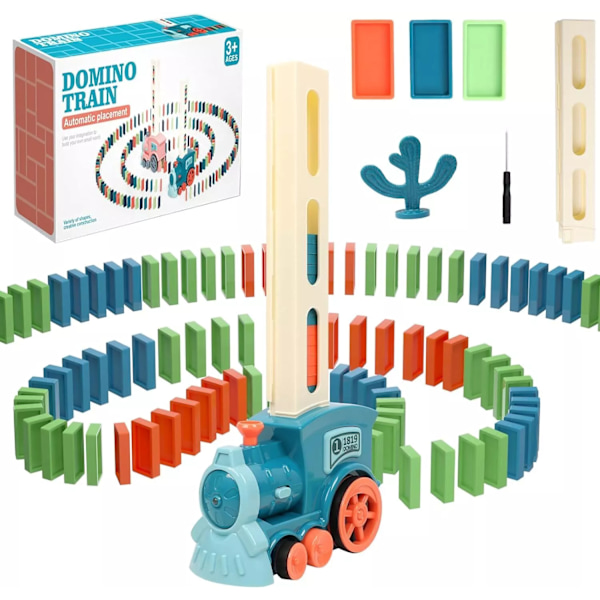 Ultimate Creative Domino Train Toy Dominoes Automatic Stacking Game Stacking Toy