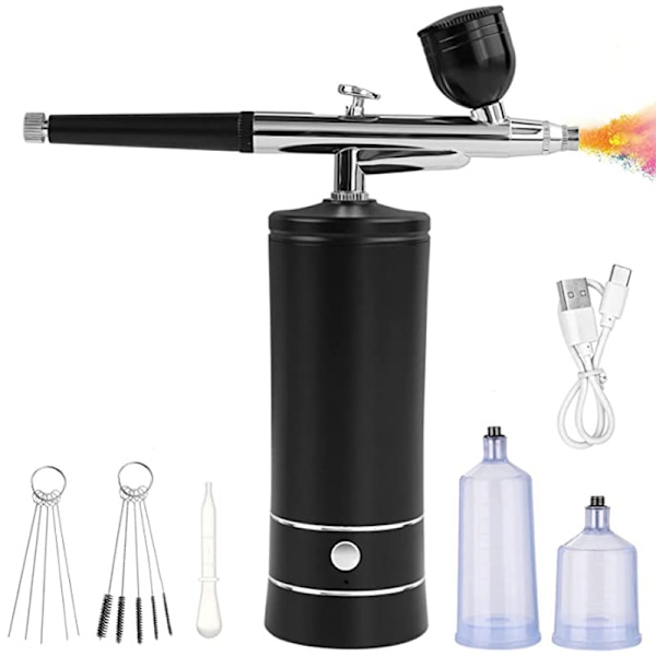 Trådlöst Airbrush Kit Airbrush Kompressor Nagel Airbrush Maskin Airbrush Målningskit