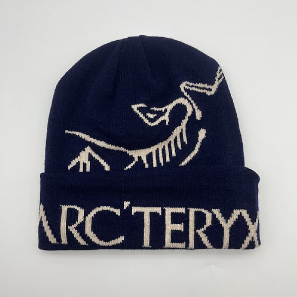 Arc'teryx Bird Word Toque Navy Void Ullmössa Unisex Varma Vintermössor navy blue