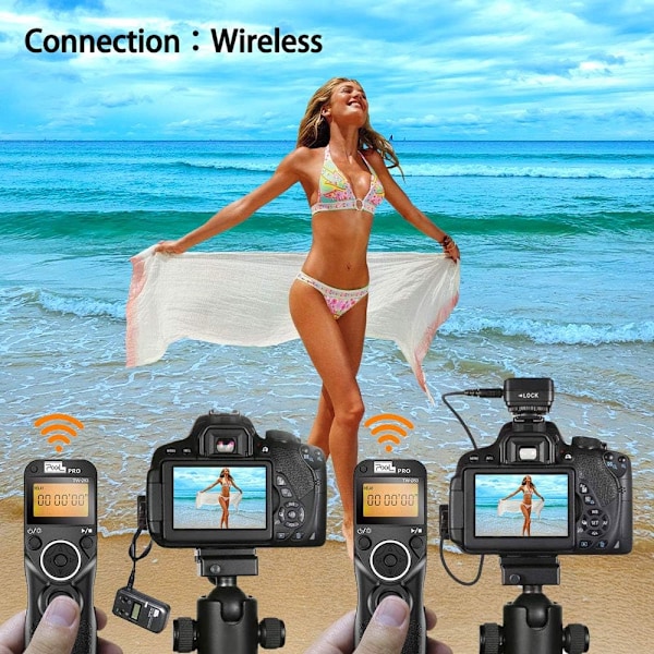 Langaton ajastin kauko-ohjain TW-283 S2 langaton kaukolaukaisin, yhteensopiva Sony Alpha a9 a99II a7 a7II a7I kanssa