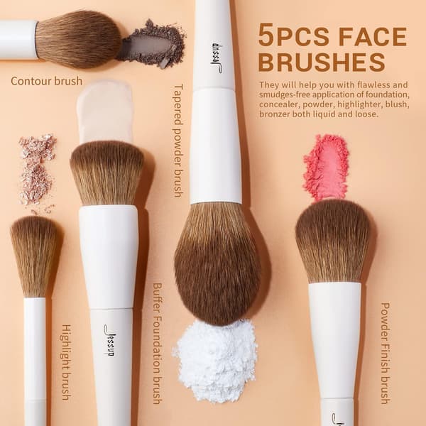 Makeupbørster sæt makeupbørster 10 stk Makeupbørste Foundation