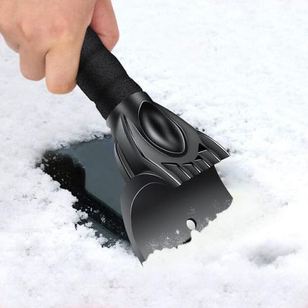 Bilskraper, isskraper for bilvindu, frost- og snøfjerner for bilglass, isskraper, snøskuffe, verktøy, visker