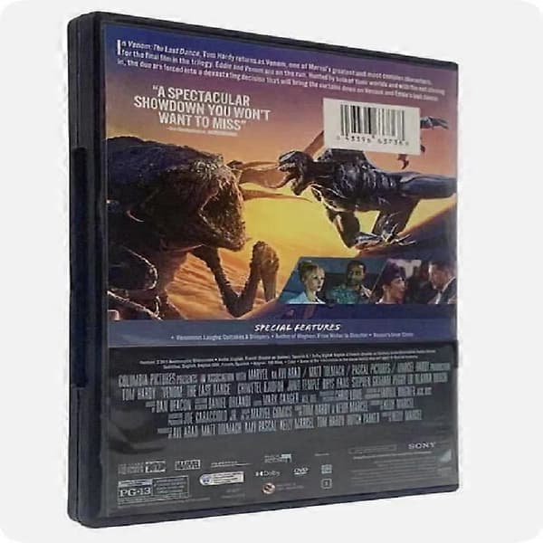 Venom: The Last Dance DVD (2024) englanninkielinen versio uusi