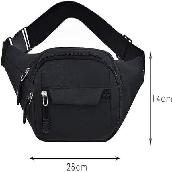 Midjeväska, Vattentät 4-ficks Fanny Pack Löparmidjeväska Justerbart Bälte Midjeväskor för Utomhuslöpning grey