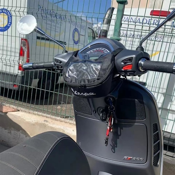 Förvaringsväska för Vespa GTS 250 300 Sprint 50 150, Vattentät Navigationsväska för Scooter Motorcykel, Multifunktionell Motorcykel Midjeväska