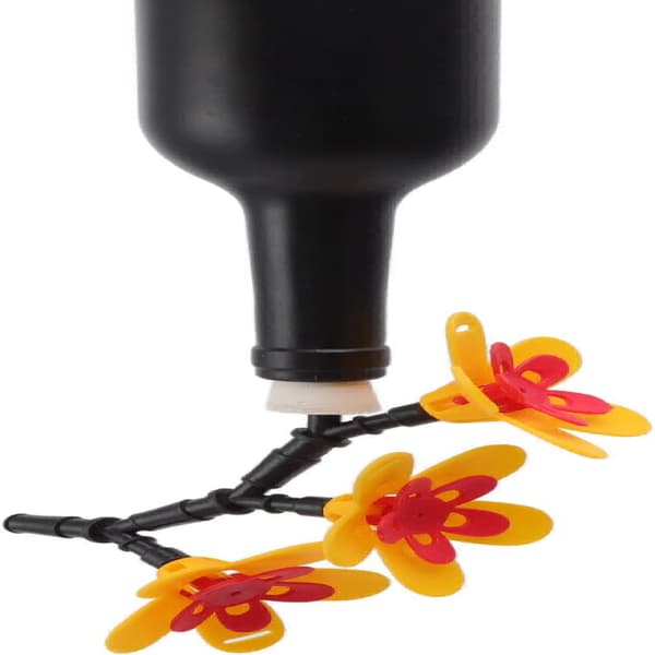 Fuglefoder Blomster, Sikker DIY Kolibrifoder til Terrasse Have Ophæng (Tre Blomster)