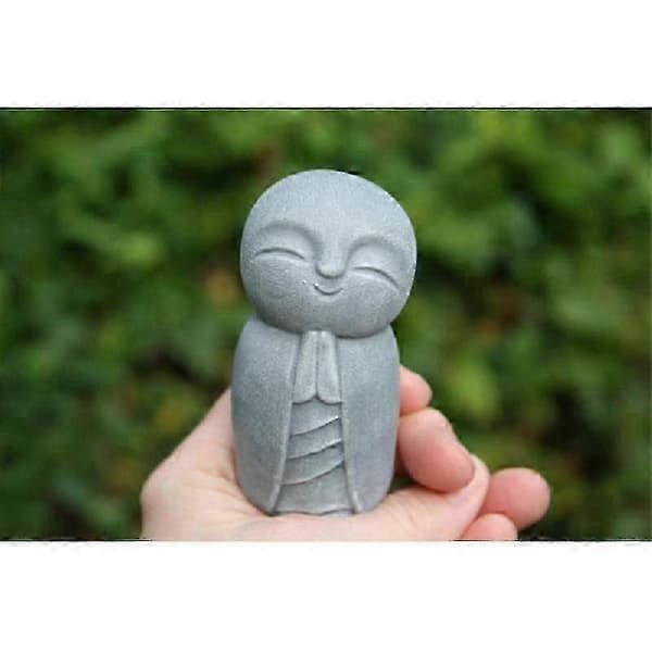 Japansk Jizo Buddha-skulptur - Perfekt for utendørsmiljøer