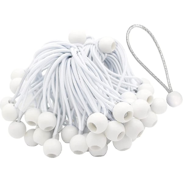 50-pack long bungee cords with buckle for tents, tarps and banners