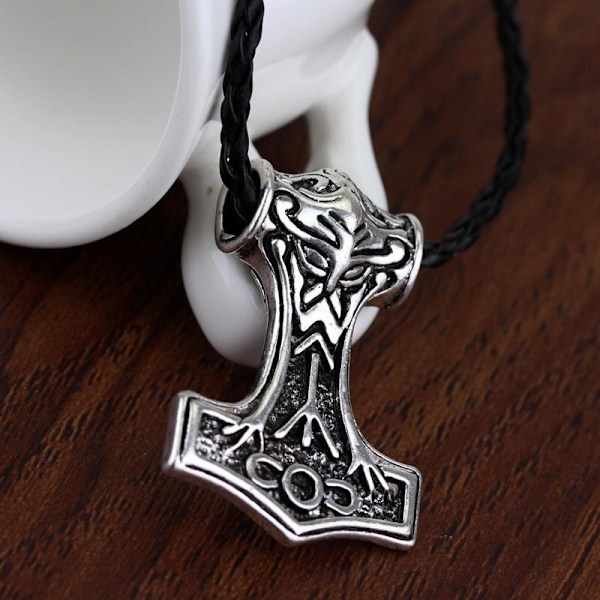 Viking Asagud Mjölnir Torshammare Halsband