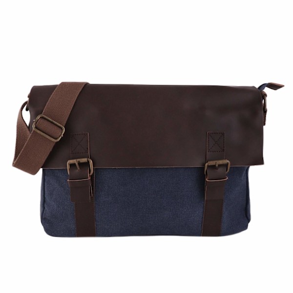 Canvas-olkalaukku, tummansininen one size Dark blue
