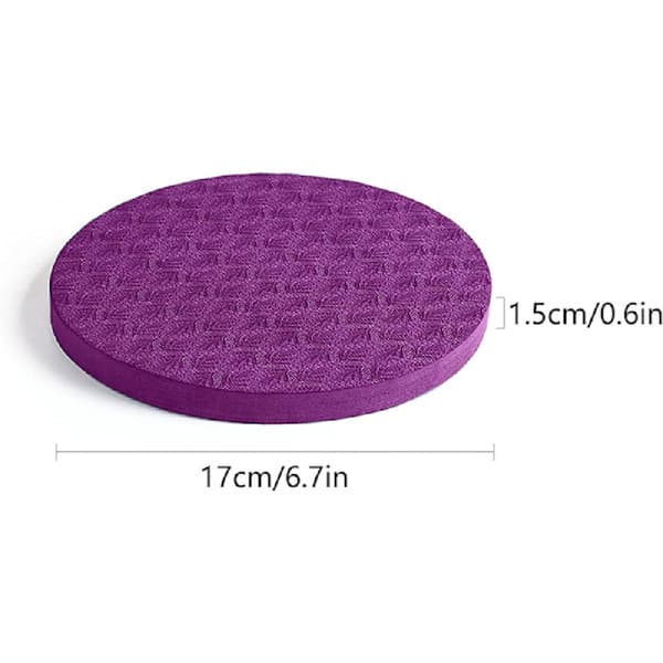 2 stk. Yoga knæpuder, Yogamåtte til knæ, hænder, håndled og albuer 24cm*15mm