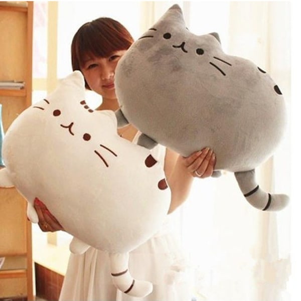 Meow Star Cookie Cat Tyyny Uusi 25cm 40×30cm Squishmallows Pehmolelu Eläin Kawaii Pehmeä Suuri Tyny 25cm white