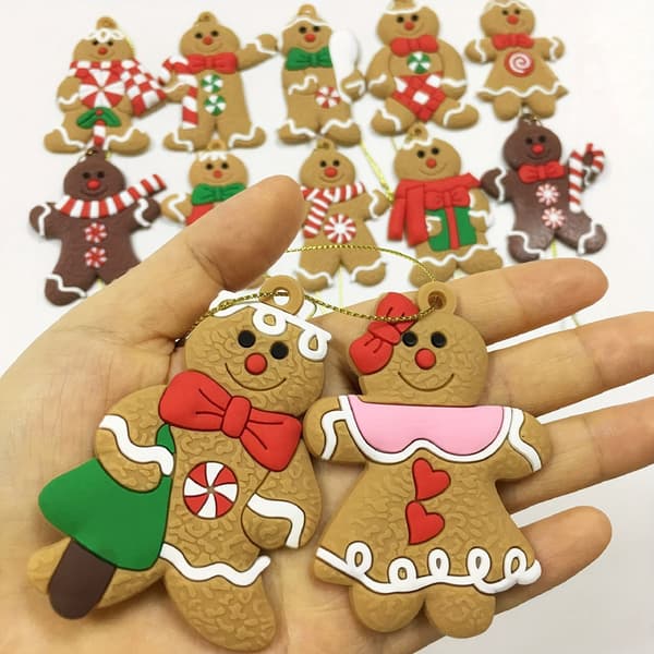 Pepperkakemann Juleoppheng, Festlig Gaveanheng til Juletredekor 10