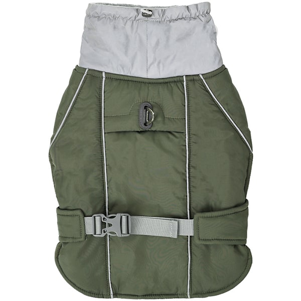 Hundekåber til Store Hunde Vinter Vandafvisende Boxer Tøj Varmt Fleecevest Jakke Army Green xxxL