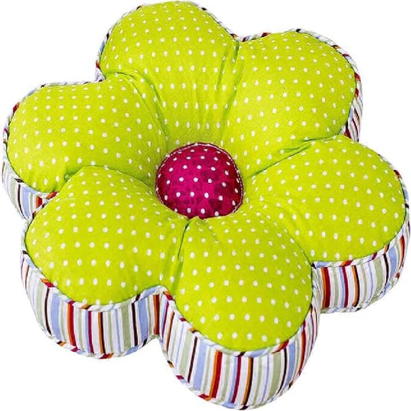 Blomsterformet pute Blomsterformet stolpute Setepute Prikket pute 16x16 tommer
