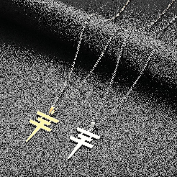 Cxwind Tokio Hotel Halsband i Rostfritt Stål Tokio Hotel Hänge Logotyp Bill Kaulitz Logotyp Symbol Halsbandxx