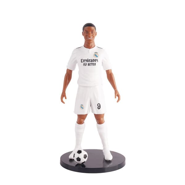 2026 Verdensfodbold Mbappe Actionfigur, 21 cm Real Madrid Nr. 9 Samlerstatue med Base, Fodboldstjerne Model Legetøj til Fans
