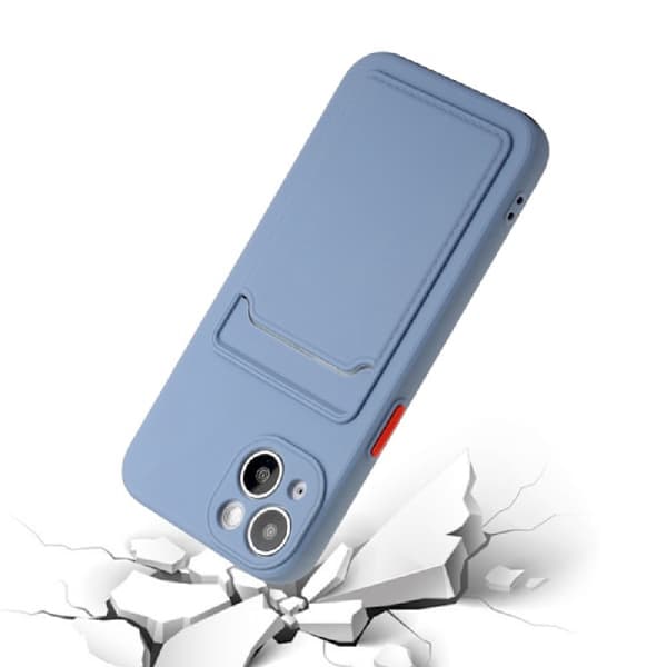 iPhone 13-deksel med kortspor, blå